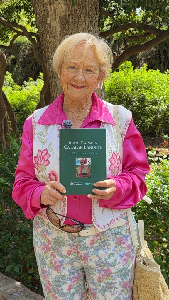 Retrato de Maricarmen Catalán, usuaria de versedia